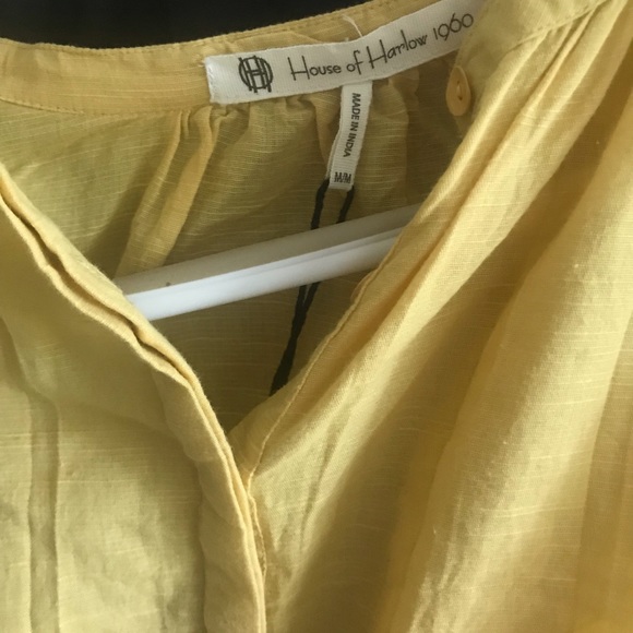 House Of Harlow 1960 Rowan Straw l long sleeve top - Picture 8 of 8